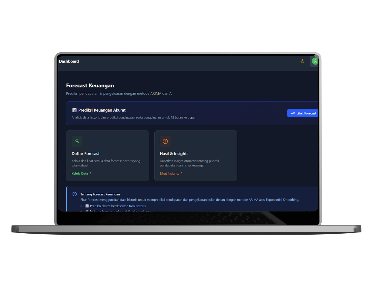 Dashboard Forecast & Analisis